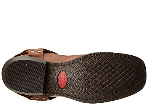 Image of Dingo Mens Dean Harness Square Toe Pull On Motorcycle Casual Boots Mid Calf
