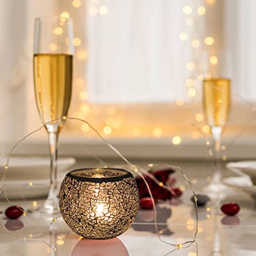 Youway Style Glass Votive Candle Holders,Tea Lights Candle Holders For Table Centerpiece,Tea Party Decor #TOP4