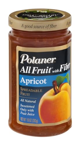 Polaner All Fruit with Fiber Apricot Spreadable Fruit 10 oz (Pack of 12) image 2