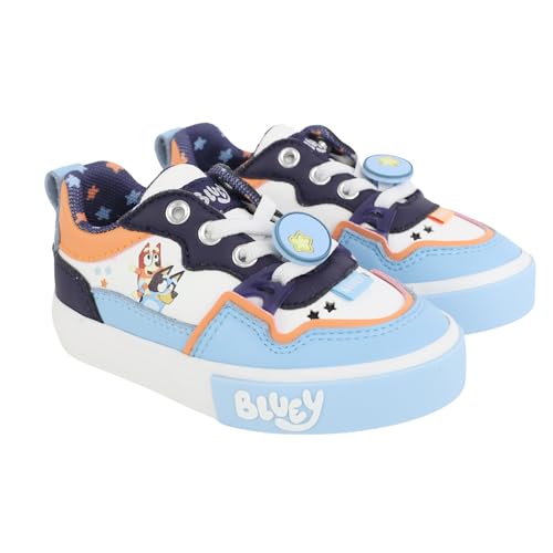 Bingo and Bluey Shoes for Kids, Toddler Sneakers, 8, Blue