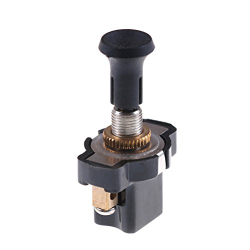 Interrupteur on-off 12V longue tige commutateur robuste push pull étanche