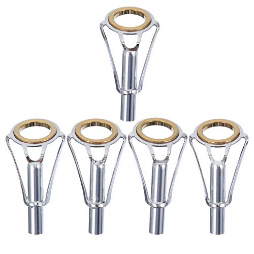 Kit de reparo de vara de pesca Besportble, 5 peças, kit de reparo de vara de pesca de aço inoxidável