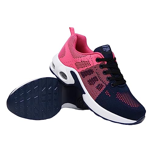 POCHY Orthopedic Slip on Shoes for Women,Womens Orthopedic Sneakers Breathable | Women Casual Orthopedic Sneakers for Walking,Shopping, Driving, Traveling and More Hot Pink