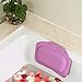 Produktbild PVC-Neck Badewanne Kissen Nackenstützkissen weiche Kopfstütze Saugnapf Badewanne Kissen SPA Bad Kissen Startseite Badewanne Kissen,LILA
