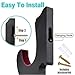 Eforlife 2/Set Sword Hook Wall Mount Samurai Sword Hanger Display Holder Adjustable for Katana Wakizashi Tanto Genji Sword Weapon Rack Dagger Mount(1 Tier Padded)