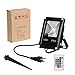 T-SUN 10W RGB Flood Lights, Outdoor Color Changing Waterproof LED Security Light, RGB Spotlight with Remote Control & US Plug for Garden, Yard, Warehouse, Sidewalk, Garage (10W)