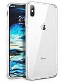 YOUMAKER Premium Crystal Clear Hybrid Case for iPhone Xs Max, Slim Fit Lightweight Frosted Clear Bumper Scratch Resistant Drop Protection Shockproof Protective Cover for All New Apple iPhone Xs Max 6.