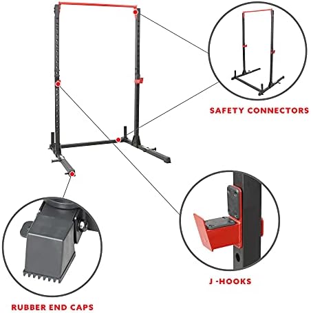 Sunny Health & Fitness Essential Adjustable Power Rack Squat Stand