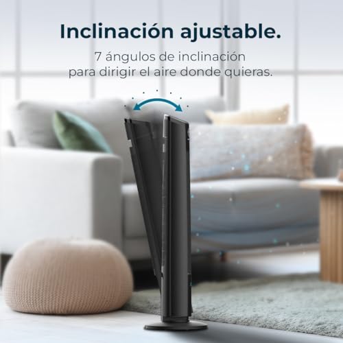 Ventilateur De Colonne Cecotec EnergySilence 9250 Skyline Smart Tilt – 45W, 3 Vitesses, Télécommande - vue 10