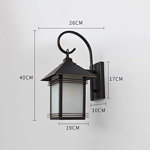 Lanterne de mur extérieure style américain pour sublimer votre porche - 7