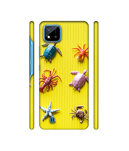 Image of Amazon Brand - Solimo Basic Case for Realme C20 (Plastic Multicolor)