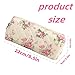 Carry bloom Pencil Pouch Cute Pencil Case for Girls Aesthetic Pencil Bag with Zipper Pen Cases School Supplies Makeup Bag (2 flower pink)
