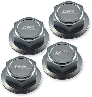 Aluminum Wheel Lock for Arrma 1:5 KRATON 8S BLX / Outcast 8S BLX / KRATON EXB Roller - 4Pc Set Gray Silver