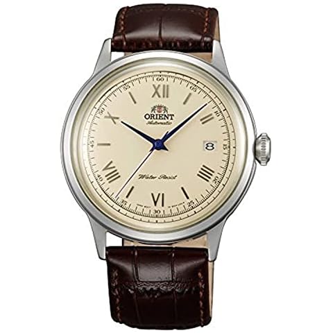 [ORIENT] Self Winding Watch Classic Automatic Roma International Model Japanese Manufacturer's Guarantee Bambino New Model Cream Yellow SAC00009N0 Wrist Watch Cover