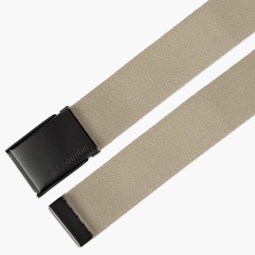 Image of Columbia Men's Military Plaque Buckle Fabric Belt- One Size 42 inch Length - Everyday and Outdoor Wear