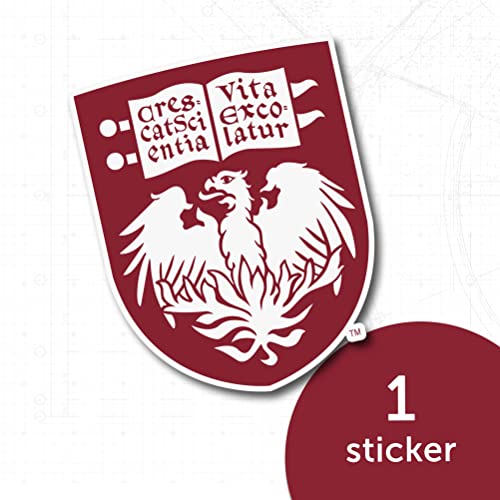 Sticker UChicago Maroons en vinyle pour ordinateur portable, le cadeau idéal - 6