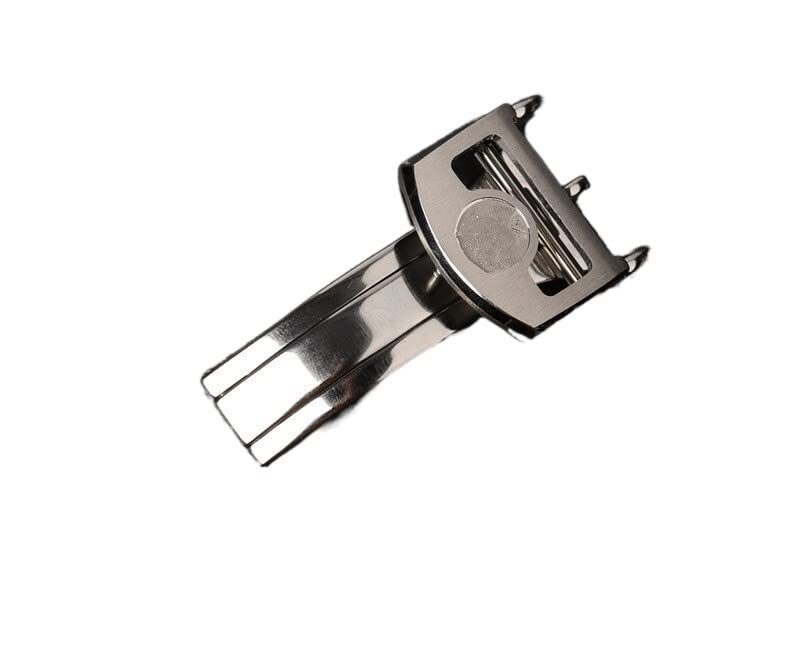 Fermoir portugais et boucle IWC Mark : fermoir déployant pliable 18 mm acier