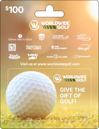 Worldwide Golf $100 Physical Card