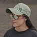 GRITR Trucker Hat - One Size Casual Hat for Camping, Hiking, Gym, Everyday Wear, Green Sage, Curved Visor