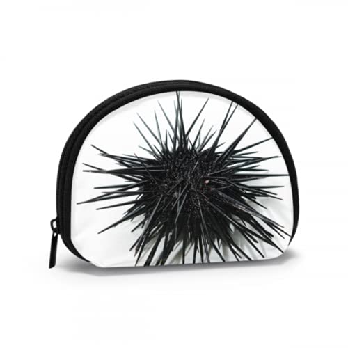 Porte-Monnaie pour Filles Oursin Couvert D'épines Pochette De Pièces De Monnaie Et Pochette Clé avec Fermeture À Glissière Mini Sacs De Maquillage Cosmétique pour Femmes Filles Cadeaux De F Cover