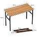 SogesHome Mesa de Escritorio Plegable para computadora 80 x 40 x 75...