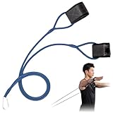 ideamall トレーニングチューブ ゴムチューブ チューブ 室内練習 (ブルー)