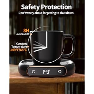 Coffee Mug Warmer, Cup Warmer for Desk with Auto Shut Off, 3 Temp Settings, Mug Warmer for Coffee, Beverage, Milk, Tea, Coffee Warmer Plate in Your Home & Office, Gift (No Cup) Coffee Mug Warmer Cup Warmer for Desk with Auto Shut Off 3 Temp Settings Mug Warmer for Coffee Beverage Milk Tea Coffee Warmer Plate in Your Home Office Gift No Cup