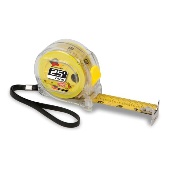 8 Pack Performance Tool W5041 25' Clear Tape Measure