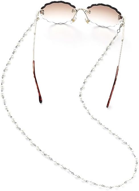 Women's Sunglasses Accessories Casual Hanging Neck Eyeglass Rope Retro Beaded Round Bead Eyeglass Chain