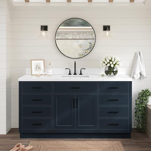 ARIEL Hepburn 66-inch Solid Wood Vanity
