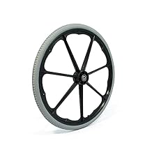 Invacare 1026363 Pneumatic Flat Free Composite Wheelchair Wheel, 24 Inch Diameter