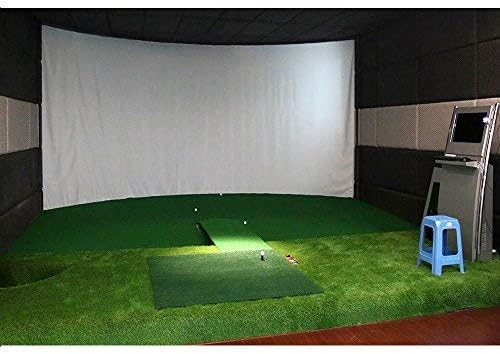 Autosunshine Golf Simulator Impact Screen, Thickening Golf Hitting Screen Golf Impact Screen (one Layer, 3m x 1m)