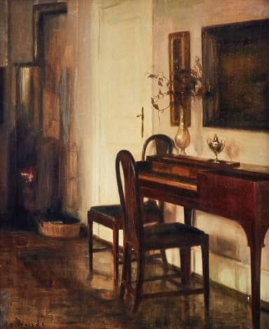 Affiches sur toile de Carl Vilhelm Holsoe 58x90 cm pour créer une ambiance sereine