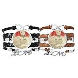 Feature: Le bracelet est conçu par le cuir noir tressé et le métal. On peut le porter ou le donner aux amis et aux familles, tout est un bon choix.