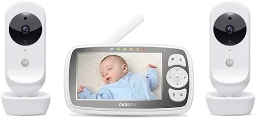 Miniatura 4 de Motorola MBP483XL-2 Cámara dual 4.3" Video Baby Monitor con Zoom Digital y Audio bidireccional