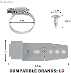 Seentech UPGRADED 5001DD4001A Kit de fixation pour lave-vaisselle compatible avec LG Lave-vaisselle - Réponses : PS3525525 AH3525525 AP4438292 1266844