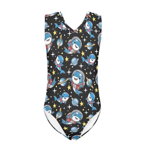 Image of Mumeson Girls One Piece Swimsuits Lightweight V-Neck Swimwear Bathing Suits for Little Girls 3-14 Years