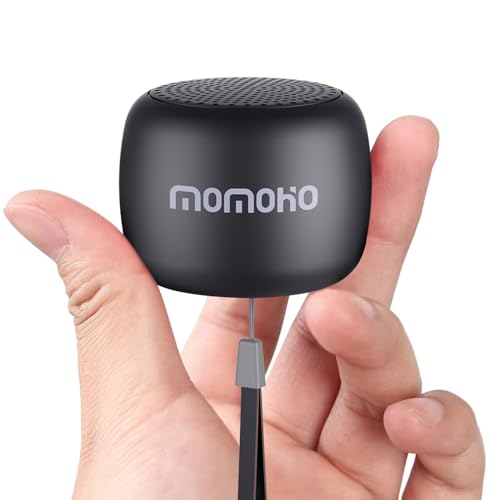 Image of Mini Bluetooth Speaker Wireless Small Bluetooth Speaker with Built in Mic,TWS Portable for Travel Party Gift Outdoor Laptop (Black)