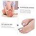FOMIYES 15pairs Toe Corrector Toe Separators Foot Pain Relief Brace Bunion Relief Straightener Corn Remover