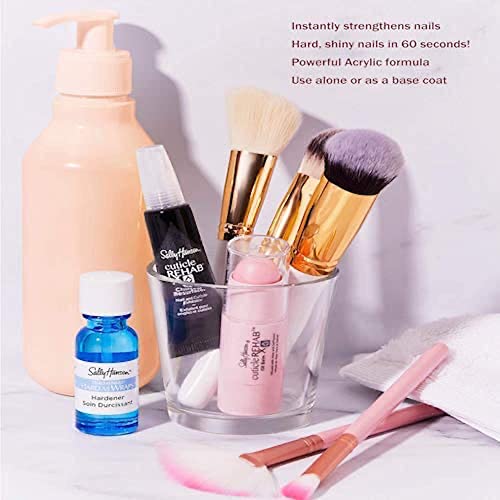 Sally Hansen Hard As Nails® Hard As Wraps™, Transparent, Nail Hardener.44 Fl Oz, Nail Strengthener, Clear Nail Polish, Nail Strengthening Polish, Smooth, Protective (Pack Of 2) #TOP30