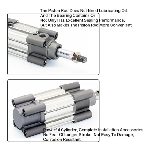 Cylindre standard série CP96SDB alésage 80mm course 100mm pour automatisme
