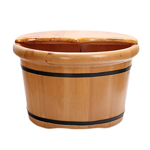 Baño de pies de madera con cubierta 42 x 26 cm miniatura 2