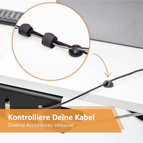 Kabelkanal Stilemo für Schreibtisch – Kabelmanagement Set