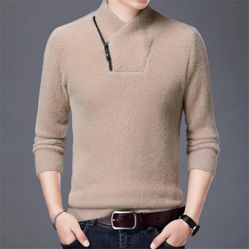 Wjnvfioo Fashion Pullover Knit Mens Turtleneck Sweater Autum Casual Men's Clothing3