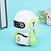 Pencil Sharpener Manual Pencil Sharpener Cute Green Robot Shape Single Hole Sharpener School Office Supplies Stationery for Kids Adults