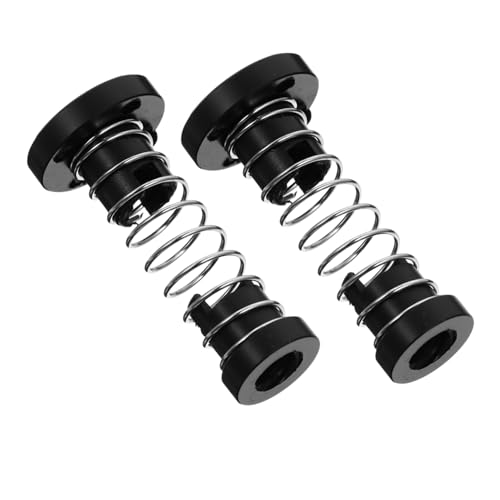 Amosfun 2pcs Spring Elimination Gap Nut Threaded Rod Lead Screws Stainless Steel Printer Accessories for Pulling Lead