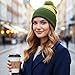 TopTie Custom Embroidery Striped Cuffed Beanie with Pom Pom Unisex Winter & Sports Hat-YELLOWBLACK