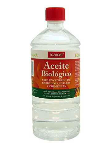 Alampat 333 - Aceite Biológico De Encendido De Barbacoas, 1L, Color Transparente