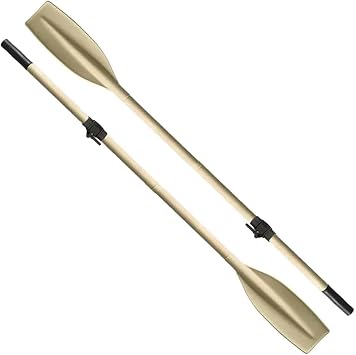Oceansouth Heavy Duty Aluminum Oars Split Shaft with Oar Locks