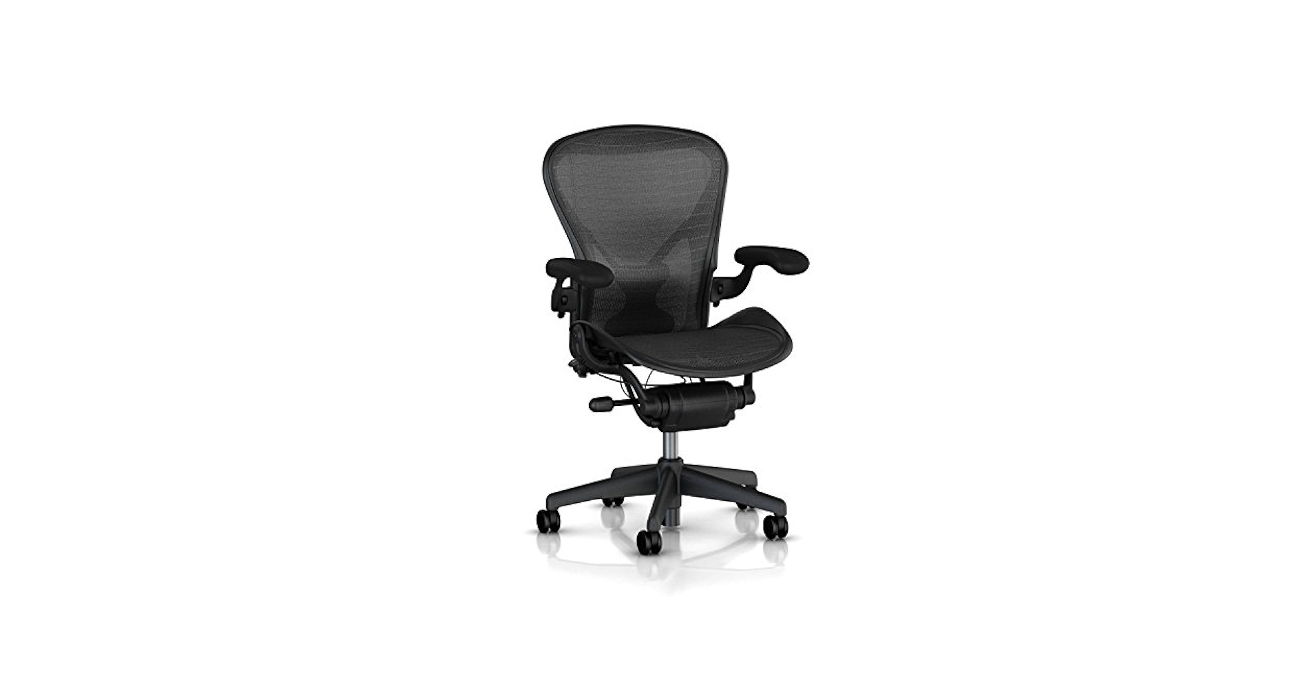 デスクチェア Herman Miller Aeron Chair Aeron Graphite Polished Office Chair | Herman Miller